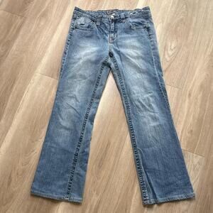 Y2K Bebe Low Rise Vintage Flare Denim Jeans